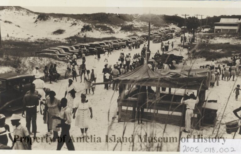 Historical photo of American Beach